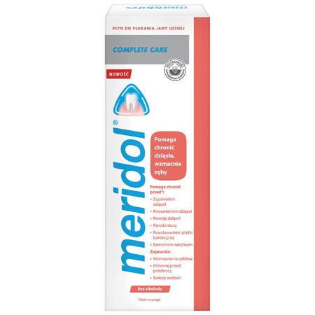 Meridol Complete Care, mouthwash, alcohol-free, 400 ml