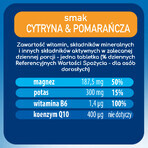 Citrat de magneziu Plusssz Crunch, aromă de lămâie-portocală, 24 comprimate efervescente