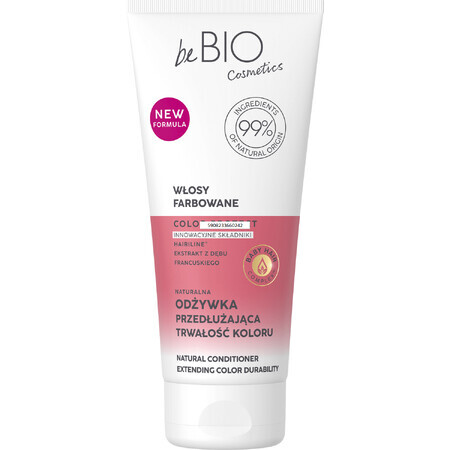 beBIO Ewa Chodakowska, acondicionador natural para cabello teñido, 200 ml