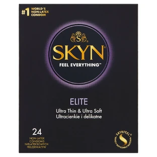 Unimil Skyn Elite, Nicht-Latex-Kondome, hauchdünn, 24 Stück