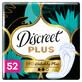 Discreet Plus Deo, ademend maandverband, Waterlelie, 52 stuks