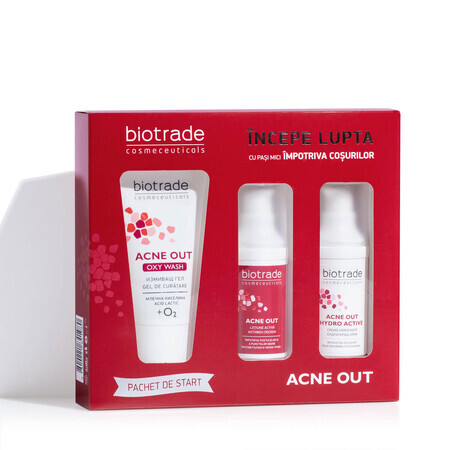 Biotrade Acne Uit Reinigingsgel Pakket 50 ml + Lotion 20 ml + Crème 20 ml