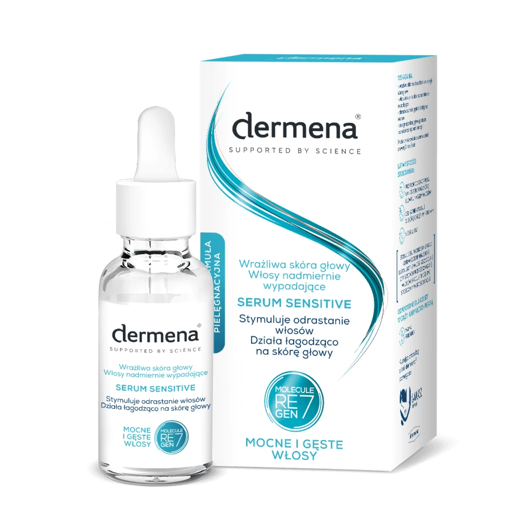 Dermena Sensitive haarserum voor gevoelige hoofdhuid, 50 ml
