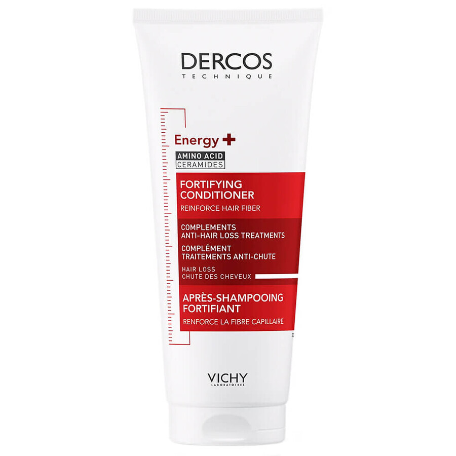 Vichy Dercos Energy+, versterkende conditioner voor het haar, 200 ml