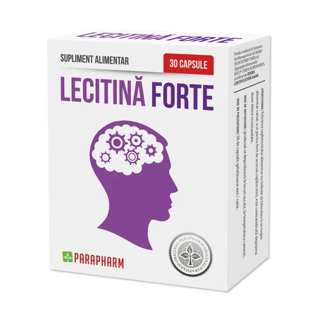 Lecitină forte package, 30 + 30 capsules, Parapharm 