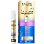 Eveline Cosmetics Bio Hyaluron 3 x Retinol, Roll-on-Gel gegen Falten für Augen und Augenlider, 15 ml