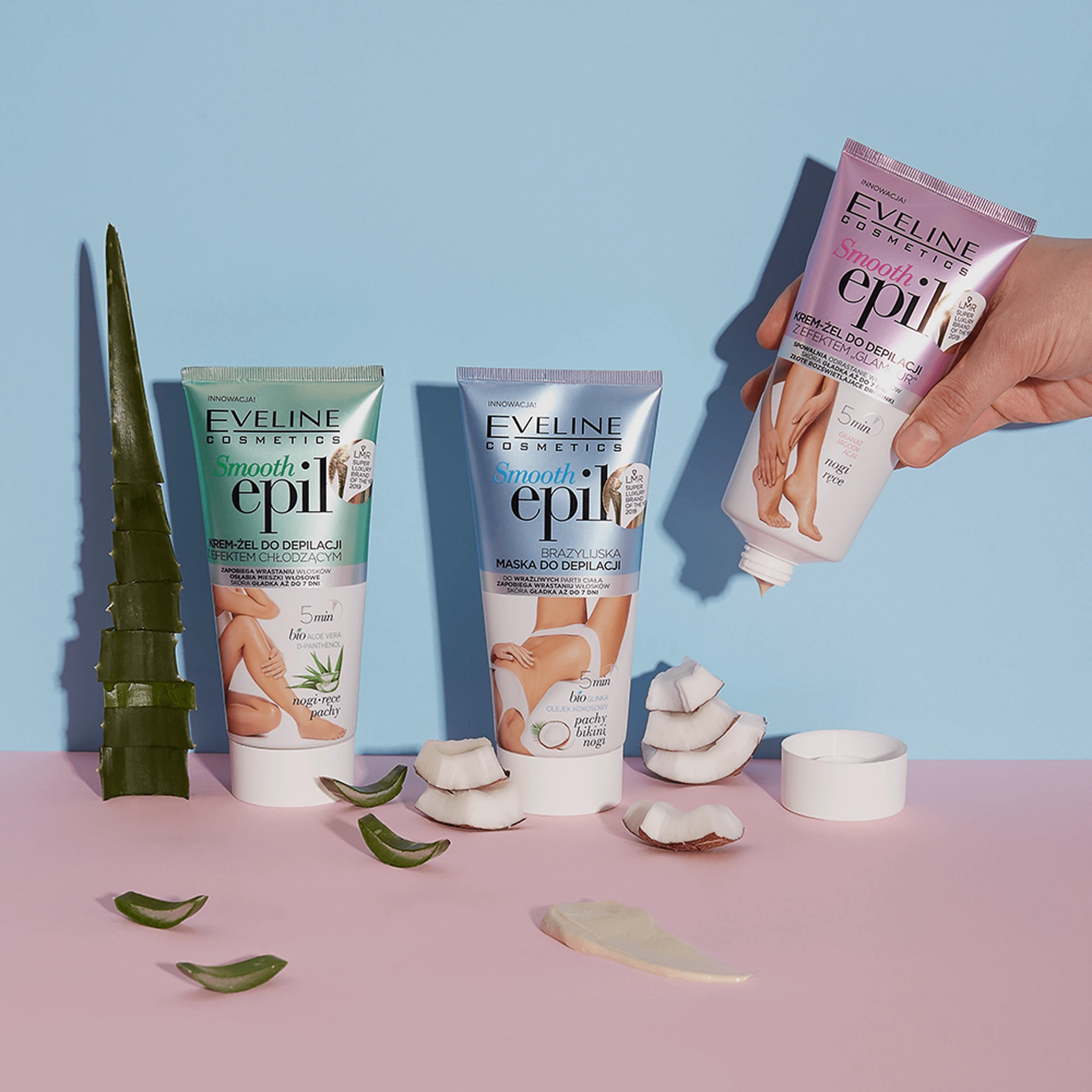 Eveline Cosmetics Smooth Epil, Braziliaans masker voor het ontharen van gevoelige lichaamsdelen, 175 ml