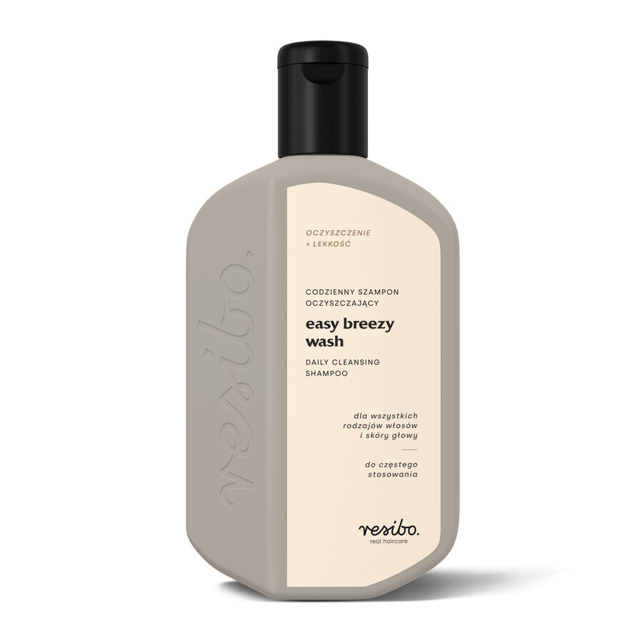 Resibo Easy Breezy Wash, dagelijks reinigende shampoo, 250 ml