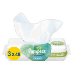 Pampers Harmonie Aqua, șervețele umede, 3 x 48 buc