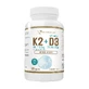 Progress Labs Vitamin K2 MK-7 from Natto 100 μg + D3 2000 IU 50 μg, 120 tablets
