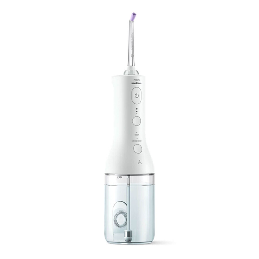 Philips Sonicare Cordless Power Flosser 3000, irrigateur buccal, HX3806/31, 2 embouts