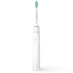 Philips Sonicare 3100 Series, brosse à dents sonique avec étui, HX3673/13, blanc, 1 pièce