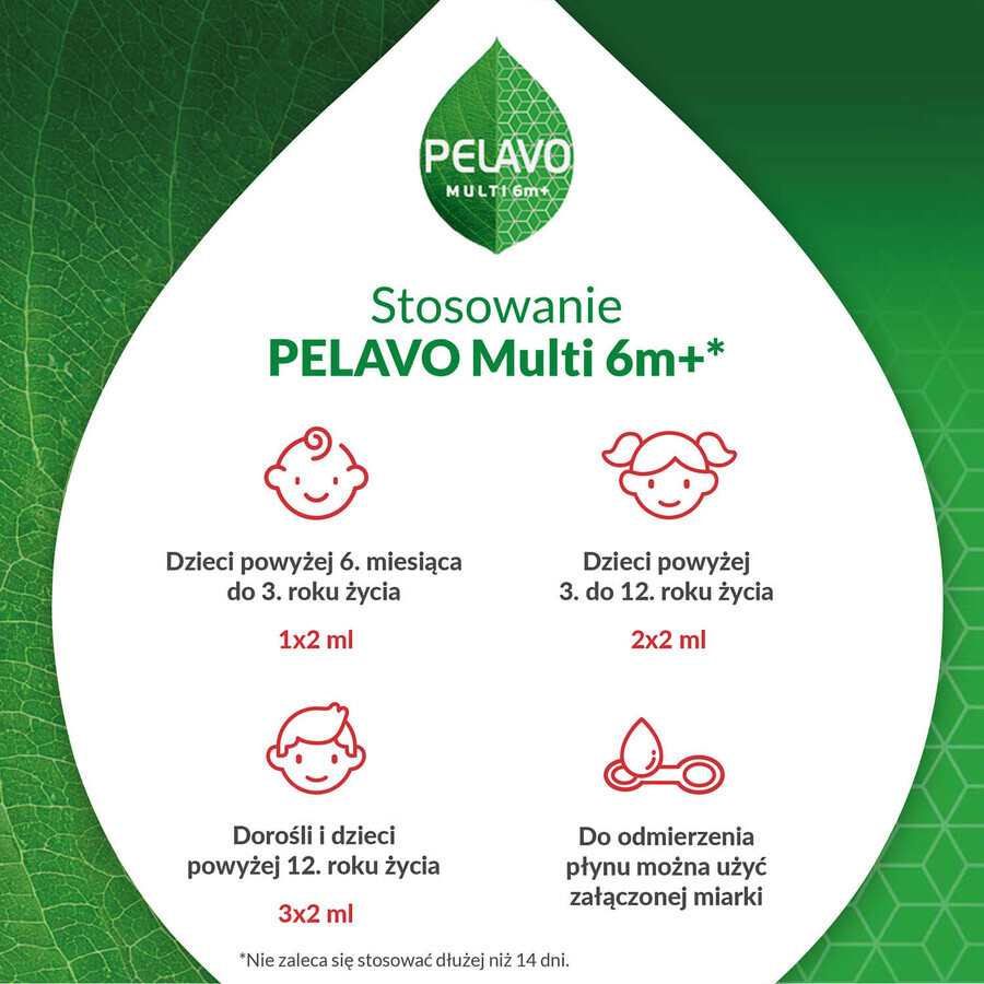 Pelavo Multi 6m+, druppels voor baby's en peuters vanaf 6 maanden, 20 ml 