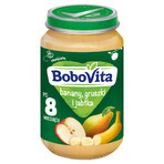 BoboVita Dessert, banaan, peer en appel, na 8 maanden, 190 g