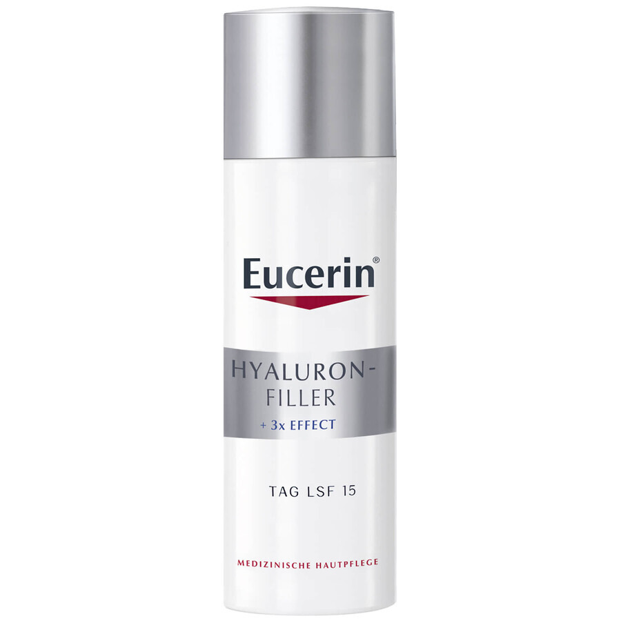 Eucerin Hyaluron-Filler, antirimpel dagcrème met hyaluronzuur, normale en gemengde huid, SPF 15, 50 ml