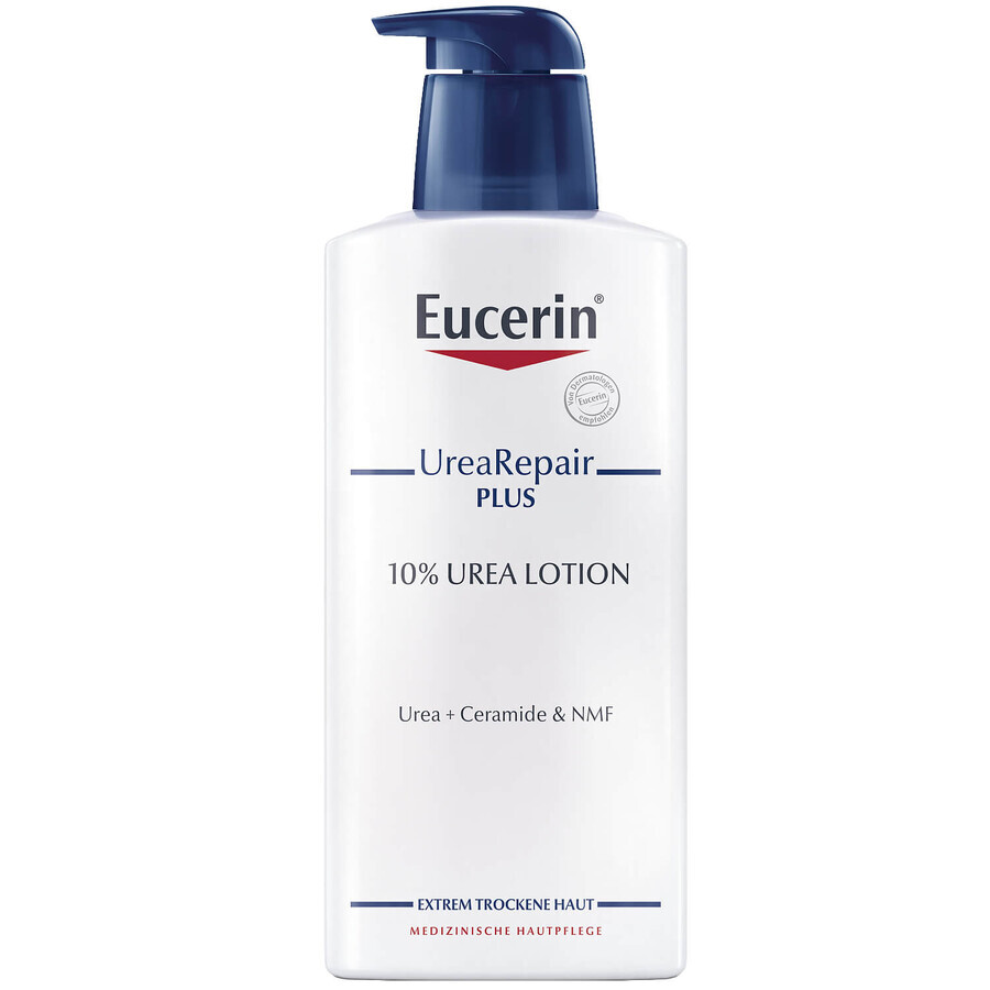 Eucerin UreaRepair Plus, lichaamsemulsie met 10% urea voor zeer droge en ruwe huid, 400 ml