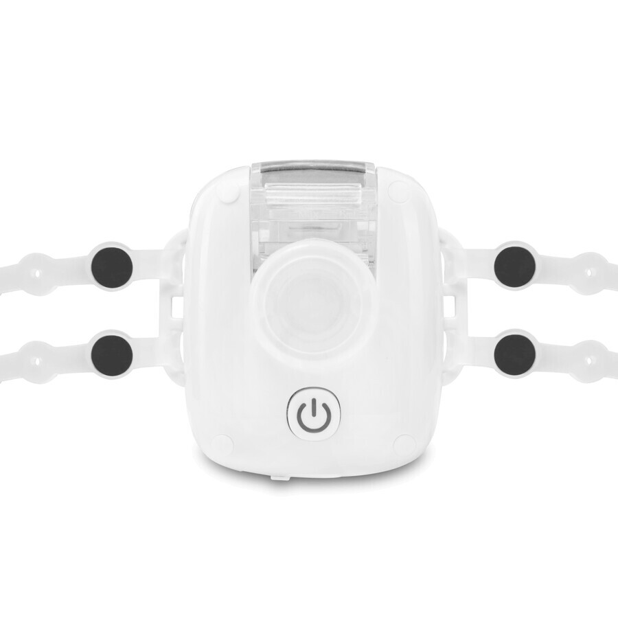 Lionelo Nebi Air Mask White, inhalateur en filet avec nébuliseur, portable