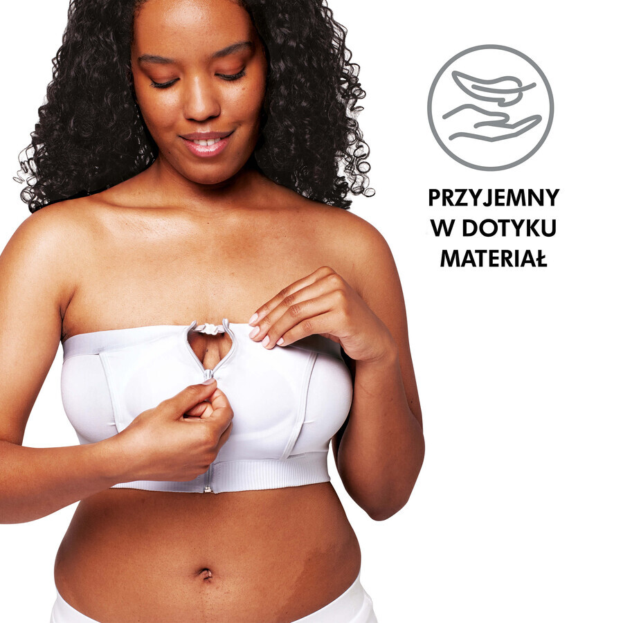 Medela Hands-Free, corset d'allaitement, blanc, taille S, 1 pièce