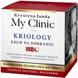 Janda My Clinic Kriologie 50+, gezichtscrème voor het slapen gaan, 50 ml