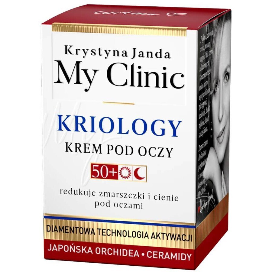 Janda My Clinic Cryology 50+, oogcrème, dag en nacht, 15 ml