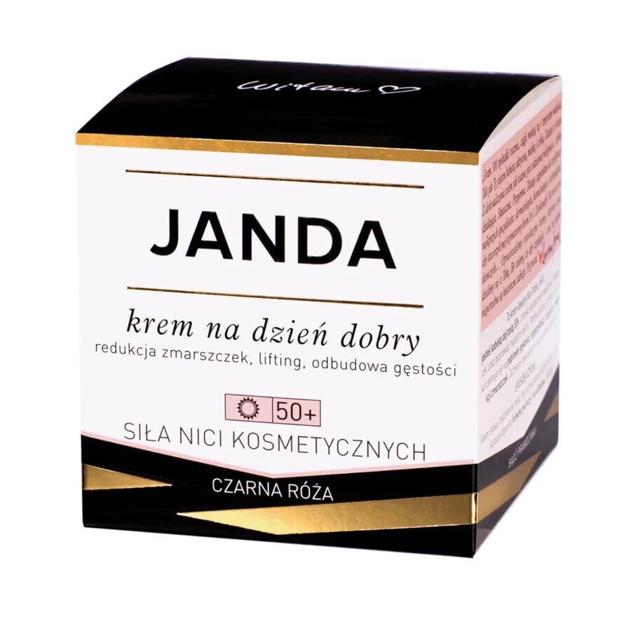 Janda Strength of Cosmetic Threads 50+, crème de jour, rose noire, 50 ml