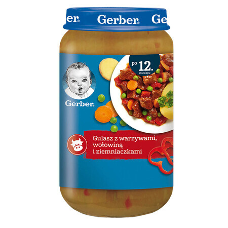 Gerber Dinner, stew with vegetables, beef and potatoes, after 12 months, 250 g