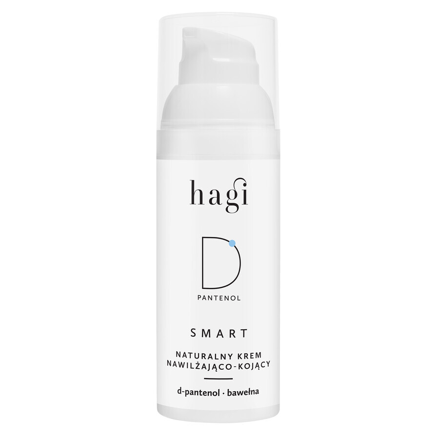 Hagi Smart D, crema naturale idratante e lenitiva con D-pantenolo, 50 ml