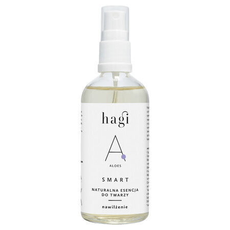 Hagi Smart A, natuurlijke gezichtsessence met aloë vera, Hydratatie, 100 ml