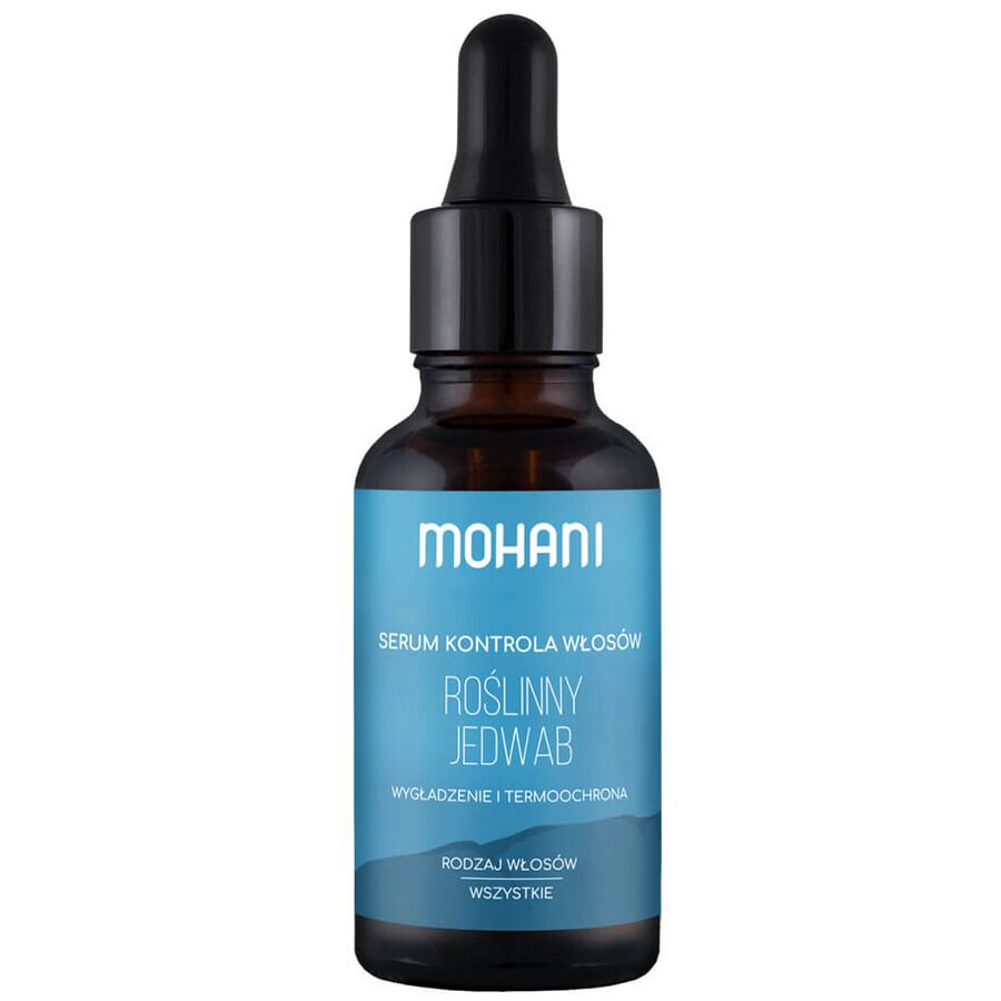 Mohani, smoothing and heat protecting hair serum, vegetable silk, 30 ml