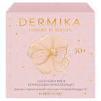 Dermika Luxury Placenta 50+, luxuriöse Lifting- und Glättungscreme, 50 ml