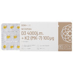 SEMA Lab Vitamina D3 4000 UI + K2 (MK-7) 100 µg, 60 cápsulas blandas