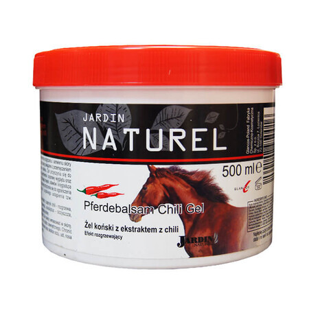 Jardin Naturel, gel per cavalli con estratto di peperoncino, 500 ml