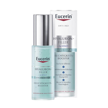 Eucerin Hyaluron-Filler, feuchtigkeitsspendender Gesichtsbooster mit Hyaluronsäure, 30 ml