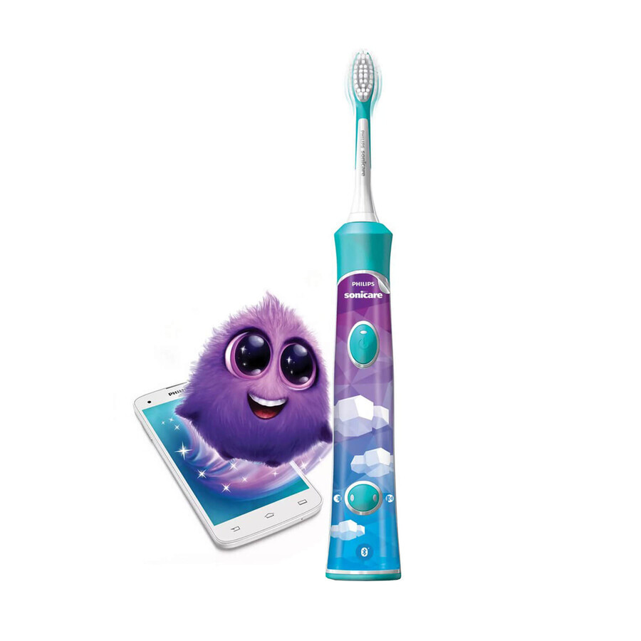 Philips Sonicare für Kinder, Schallzahnbürste, mit Aufklebern, HX6322/04, 1 Stück