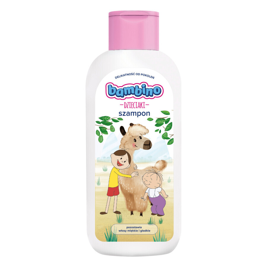 Bambino Kids, haarshampoo, Bolek en Lolek en alpaca, vanaf 1 jaar, 400 ml.