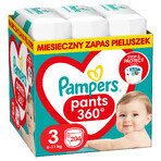 Pampers Pants, pannolini, taglia 3, 6-11 kg, 204 pz.