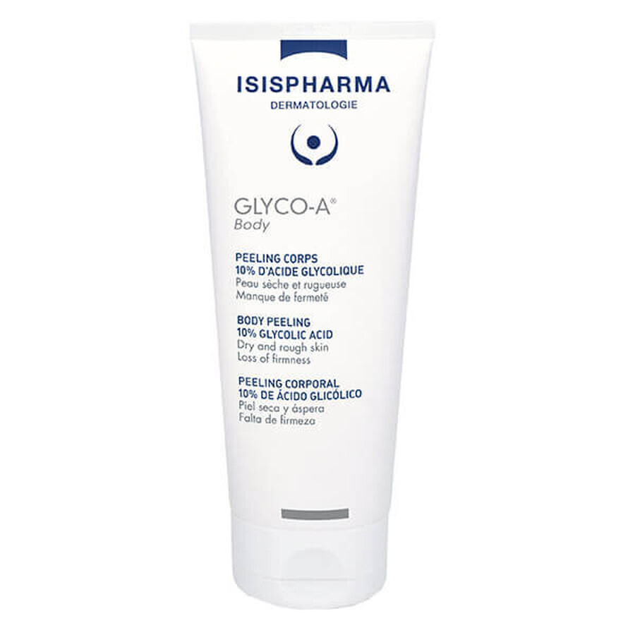 Isispharma Glyco-A, exfoliante corporal con un 10% de ácido glicólico, 200 ml