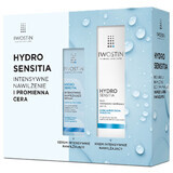 Set Iwostin Hydro Sensitia, crema de hidratación intensiva, pieles muy secas y sensibles, SPF 15, 50 ml + sérum de hidratación intensiva, todo tipo de pieles, 30 ml