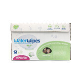 WaterWipes Soapberry Kids Bio, lingettes humides, eau avec extrait de saponaire, dès la naissance, 12 x 60 pièces