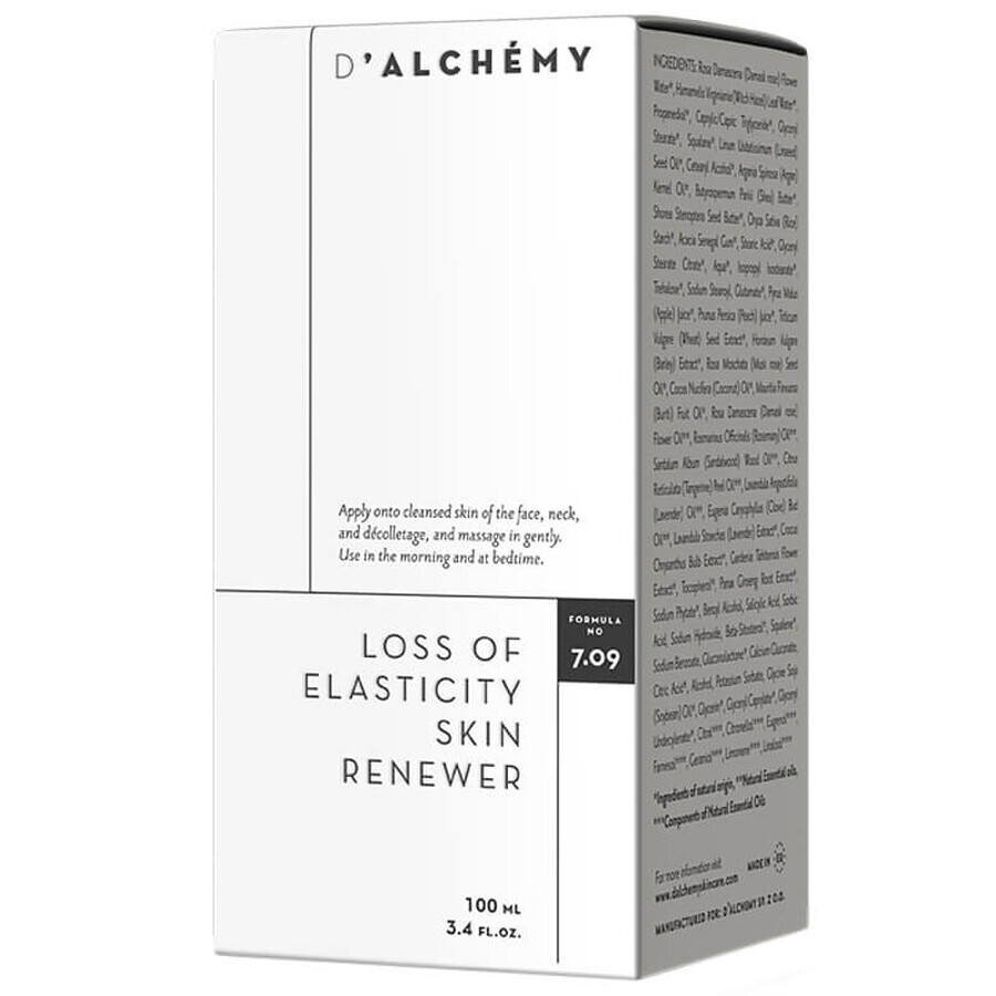 D'Alchemy, Anti-Ageing-Creme für trockene und empfindliche Haut, 100 ml