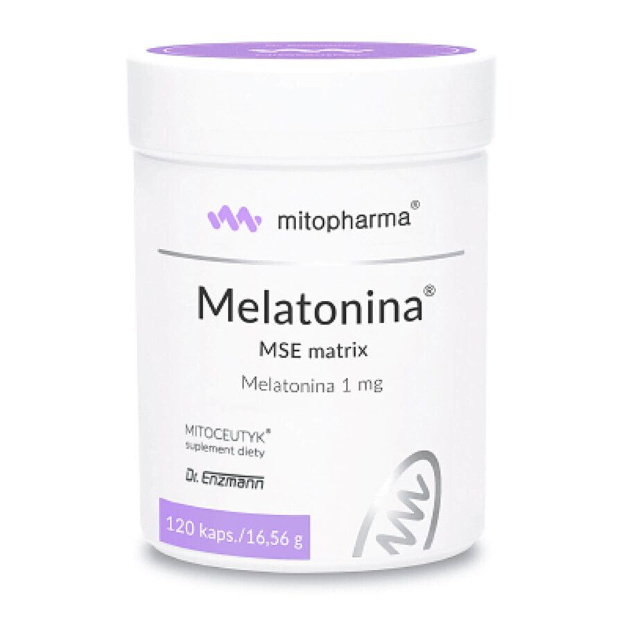 Mito-Pharma Melatonin MSE Matrix, 120 gélules