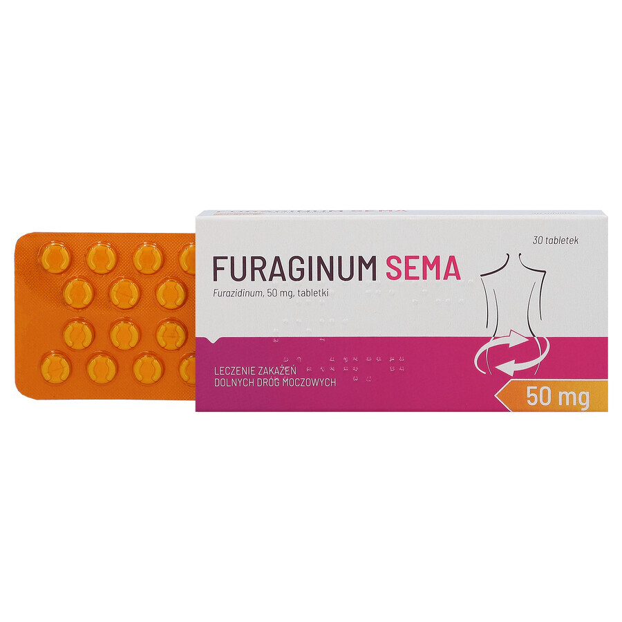 Furaginum SEMA 50 mg, 30 tabletten