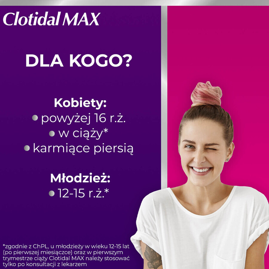 Clotidal Max 500 mg, 1 vaginale tablet