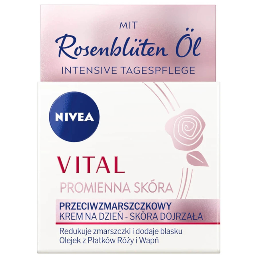 Nivea Vital Radiant Skin, anti-rimpel dagcrème, rijpe huid, 50 ml