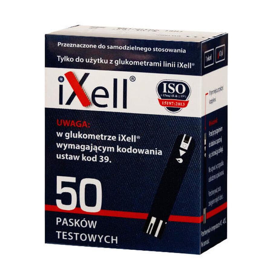 iXell, meter teststrips, 50 eenheden