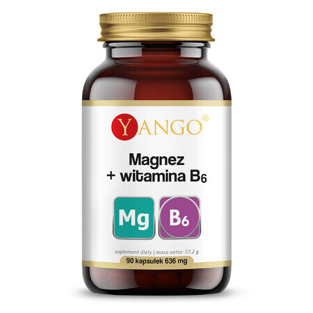 Yango Magnésium + Vitamine B6, 90 gélules