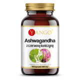 Yango Ashwagandha con Trébol Rojo, 90 cápsulas