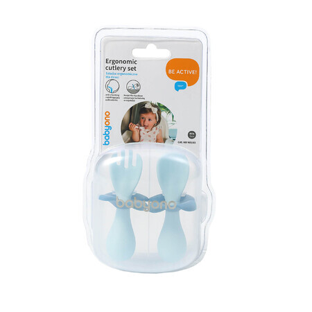 BabyOno, ergonomic cutlery for children, 1 pc.