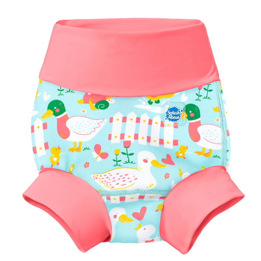 Splash About, Happy Nappy, zwemluier, Eendjes, 6-12 maanden, maat L, 1 stuk