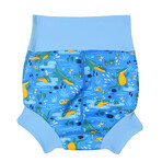 Splash About, Happy Nappy, pannolino per il nuoto, Coccodrilli, 1-2 anni, taglia XL, 1 pezzo